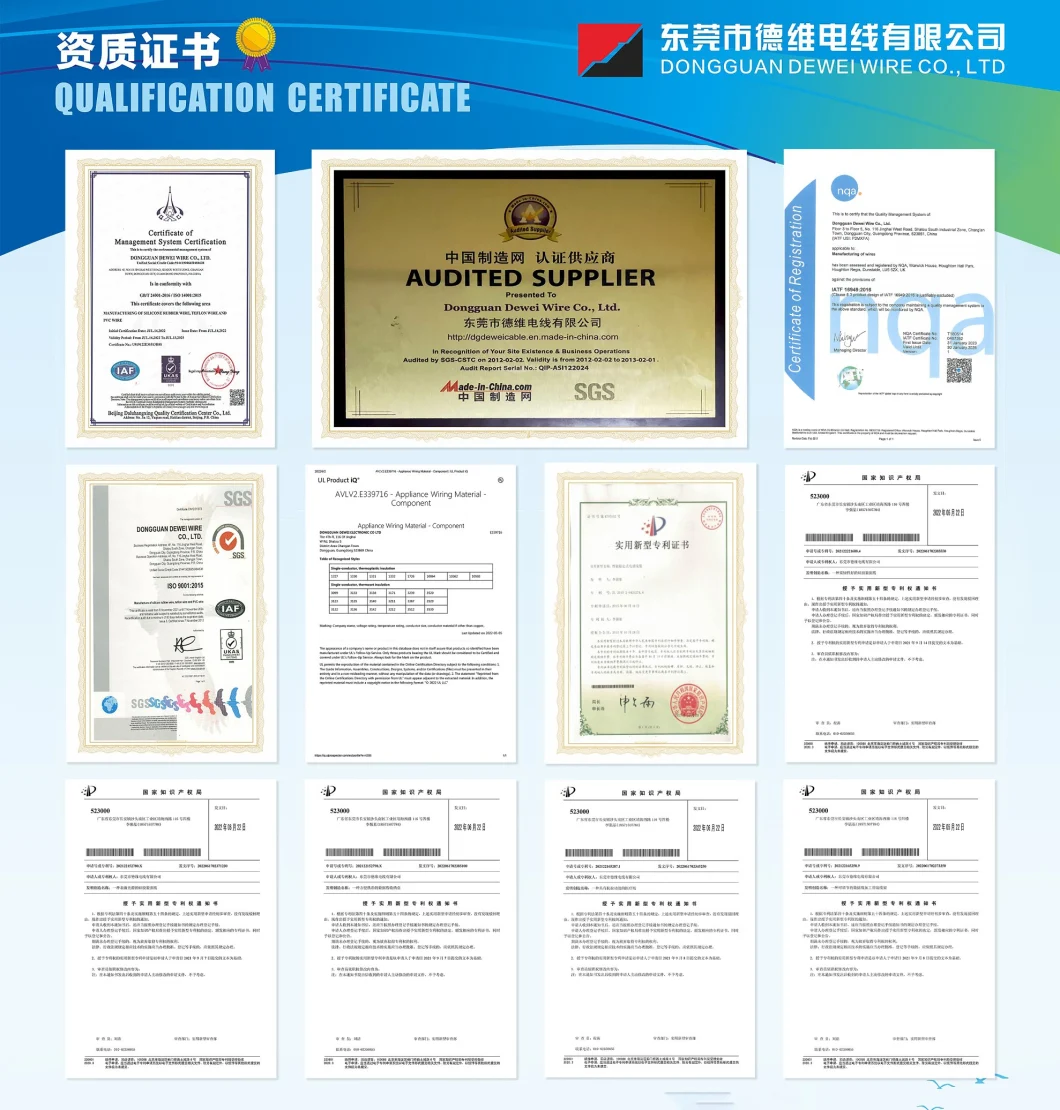 PTFE Vs ETFE Wire Fluoroplastic Colorful Parallel Wire with Dw29