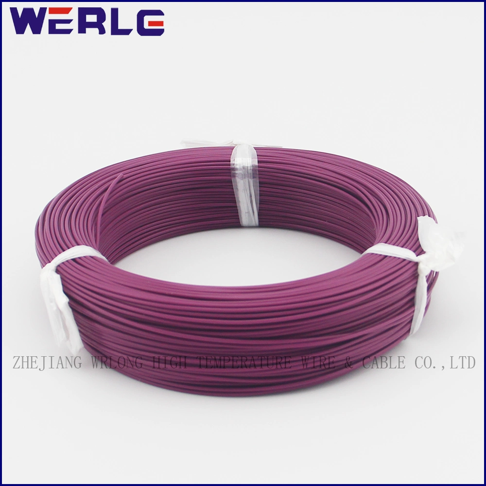 UL 1330 AWG 22 Purple FEP PFA PTFE Insulated Electric Wire Cable