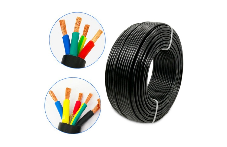 Copper Conductor PVC Insulation Nylon Sheathed Cable Electric Electrical Cable Wire