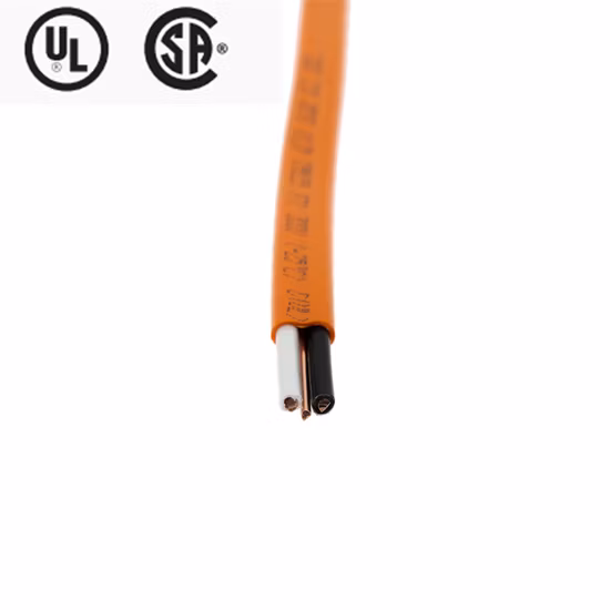 Nmd90 Gauge14/2 14/3c 8/3 12/3 Gauge Veste en nylon PVC CS Listed Building Standard Wire Approbation CSA